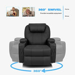 Recliner With Massage And Heating Functions