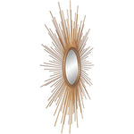 Wall Decor 30 Gold Spoked Sunburst Wall Accent Mirror
