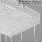 2-Pack Adhesive Bathroom Shower Caddy Organizer