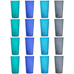 Cafe 20 Ounce Plastic Restaurant Style Lightweight Stackable Beverage Tumblers