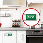 Stylish Dishwasher Magnet Clean Dirty Sign for Kitchen