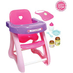 Baby Doll With Sturdy High Chair And Play Accessories Ages 2 Pink