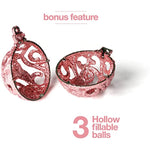 Christmas Ball Ornaments Set With Different Contrast Colors
