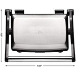 Stainless Steel Non Stick Panini Press Grill Gourmet Sandwich Maker