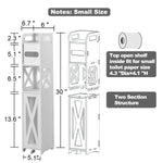 Bathroom Storage Cabinet With Toilet Paper Holder Insert