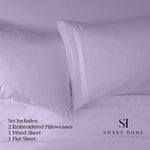 Luxury Bed Sheets And Pillowcase Set Extra Soft Elastic Corner Straps Queen Full