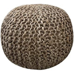 Traditional Cord Boho Pouffe For The Living Room