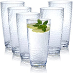 Unbreakable Plastic Tumbler Cups Set Of 6