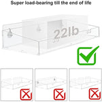 2-Pack Adhesive Bathroom Shower Caddy Organizer