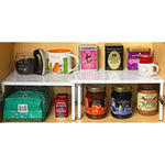 Wood & Metal Top Expandable Counter Shelf