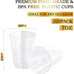 10 Oz Clear Disposable Plastic Cups For Wedding Thanksgiving Mothers Day Christmas Party