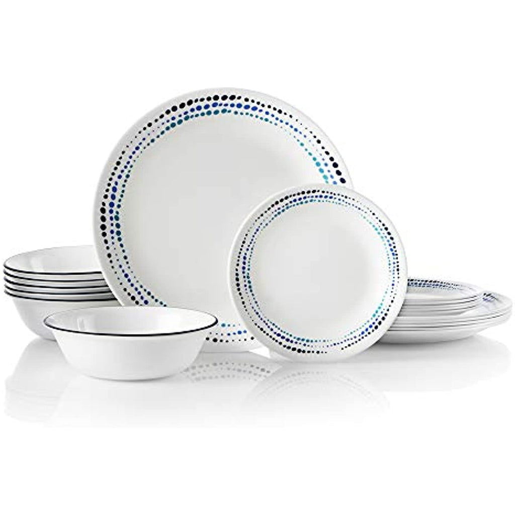Triple Layer Glass and Chip Resistant, Lightweight Round Plates and Bo ...