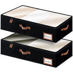 Under Bed Storage Containers with Zippers for Cloths & Blankets