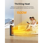 Electric Heater With Thermostat 1500W