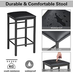 Breakfast Table With 2 Bar Stools