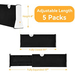 Drawer Dividers Organizer 5 Pack