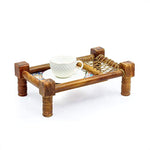 Traditional Decorative Asian Cot Tray For Snacks Drinks