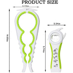 5 In 1 Multi Function Can Opener Ergonomic Multifunctional Kitchen Tools Set For Weak Hand