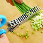 Multifunctional 5 Layers Stainless Steel Knive