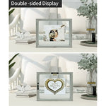 Elegant Double Sided Glass Floating Pictures Frames