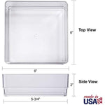 Wide Makeup Vanity Storage Bins