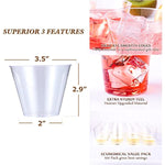 10 Oz Clear Disposable Plastic Cups For Wedding Thanksgiving Mothers Day Christmas Party