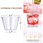 10 Oz Clear Disposable Plastic Cups For Wedding Thanksgiving Mothers Day Christmas Party