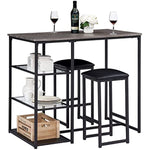 Dining Room Wooden Kitchen Table And Pu Cushion Chair Sets