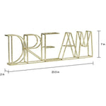 Home Cutout Free Standing Table Top Sign 3D Dream Word Art Accent Decor