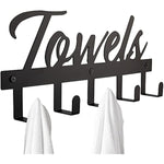 Aesthetic Bathroom Towel Rack for Wall Mount – Space Saving and Easy to Install