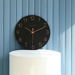 12” Non-Ticking Silent Battery Operated Decorative Wall Clock