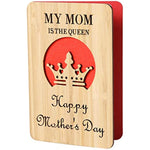 Wooden Greeting Cards For Mothers Day