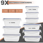Leak Proof And Durable Meal Prep Containers For Kitchen And Pantry Organization
