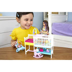 Skipper Doll Baby Doll Crib 10 Accessories