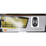 Ablenet Keys U See Wireless With Mouse Black And Yellow Product Number 10090401