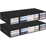 Under bed Storage Containers With Durable Handles For Clothes, Bedding and Toys