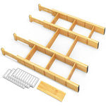 Kitchen Adjustable Drawer Organizers With Labels