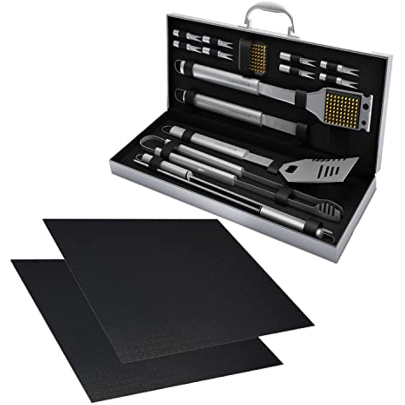 Stainless Steel Barbecue Tool Kits With Aluminum Case