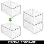 Plastic Stackable Closet Storage