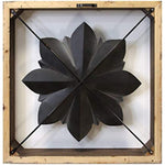 Home Decor S21053 Wall Decor 15 75 W X 2 75 D X 15 75 H Dark Walnut