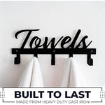 Aesthetic Bathroom Towel Rack for Wall Mount – Space Saving and Easy to Install