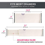 Drawer Dividers Organizer 5 Pack
