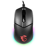 Msi Gaming 5000 Adjustable Dpi Rgb Usb Gaming Grade Optical Wired Gaming Mouse Clutch Gm11 S12 0401650 Cla 1