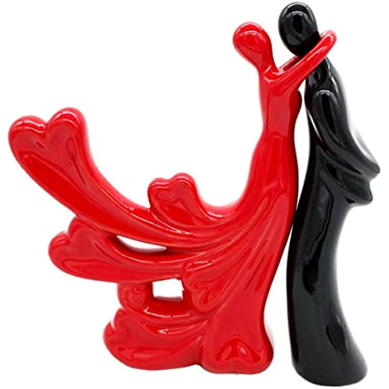 Passionate Lover Embrace Couple Figurine Lady Man Wedding Gift Home Living Room Decor