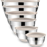 Stainless Steel Metal Bowls With Airtight Lids