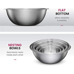 Stainless Steel Mixing Bowl Set Of 6