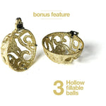 Christmas Ball Ornaments Set With Different Contrast Colors