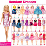 Handmade Doll Clothes And Accessories 50 Pcs