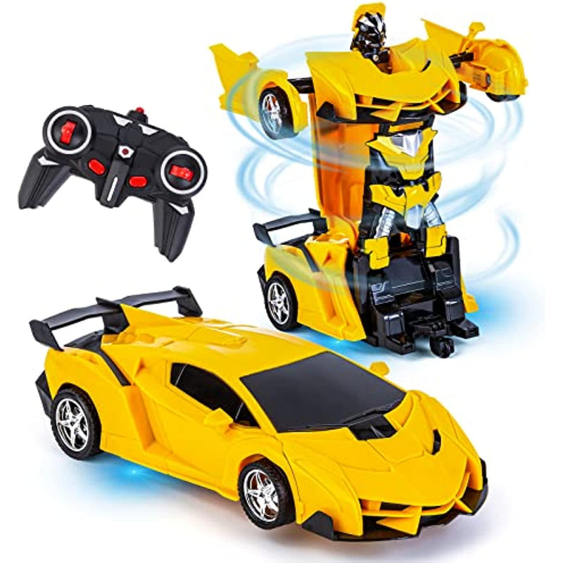 Remote Control Transforming Robot Cars For Kids 8 13 Year Old