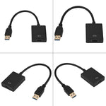 Vedio Adapter Usb 3 0 To Vedio External Hdmi Adapter Converter With Transfer Cable Support Usb2 0 And Usb3 0 Input For Windows Xp Vista And Win7